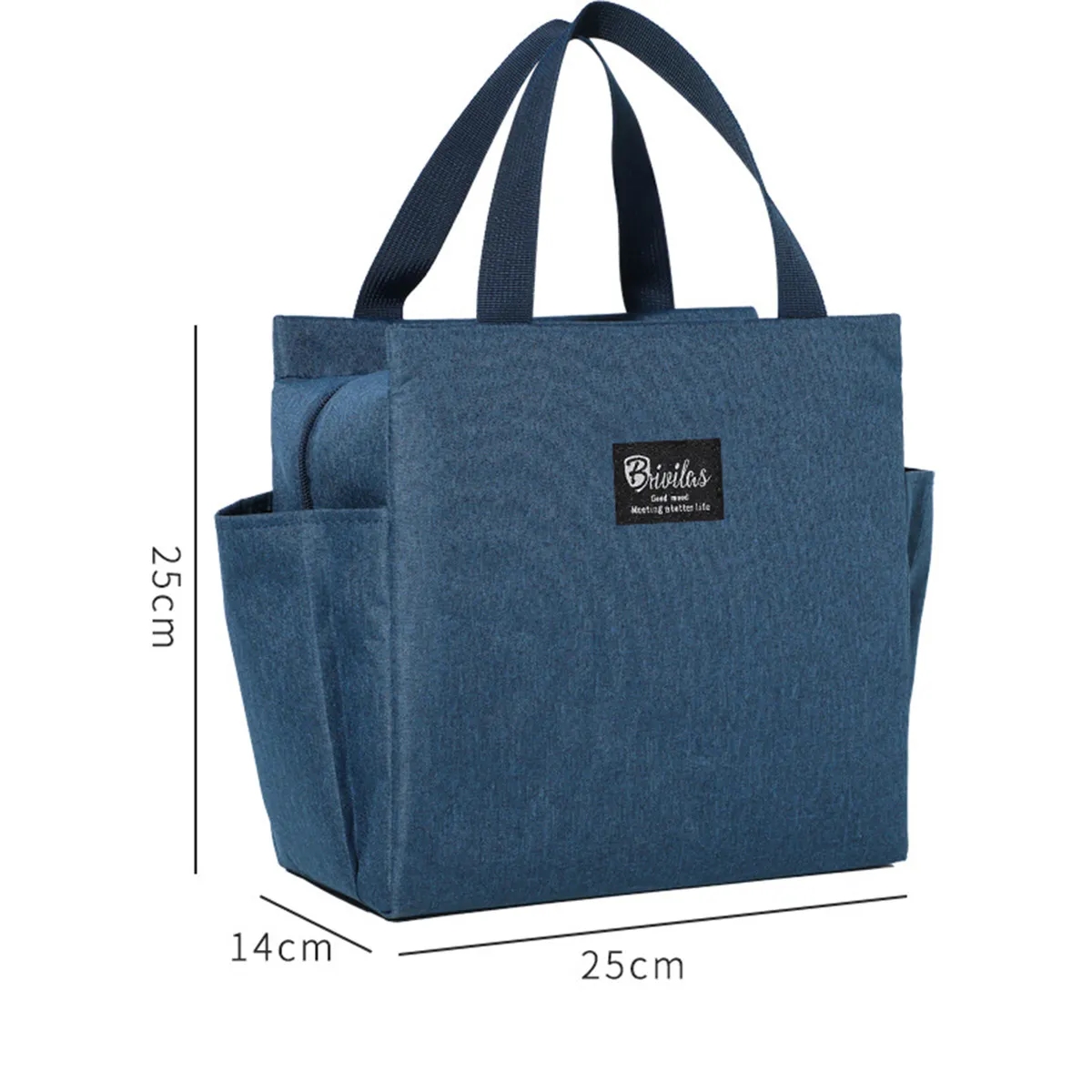 In Stock Custom Portable Reusable Tote Cooler Lunch Bags 6