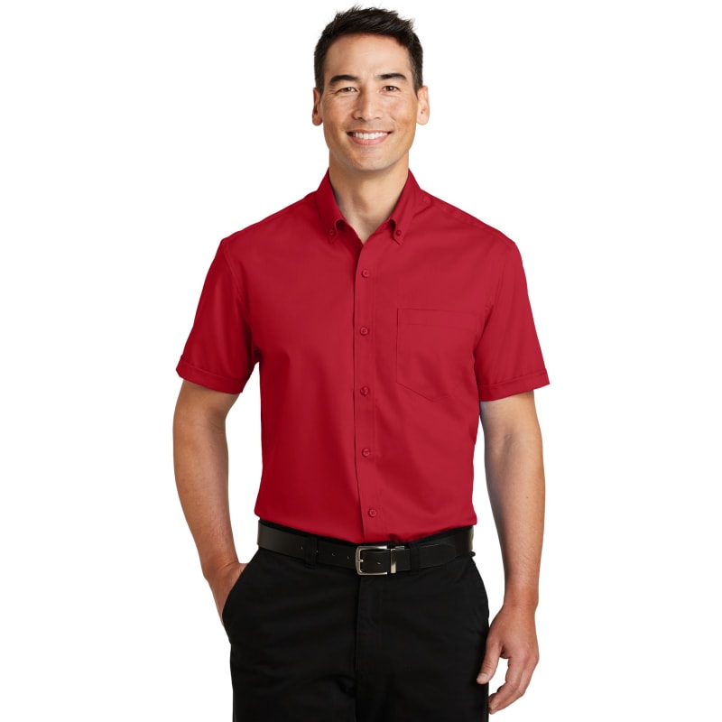Port Authority Short Sleeve SuperPro Twill Shirt. 29