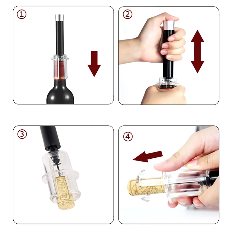 Manual Air Pressure Wine Bottle Opener 5