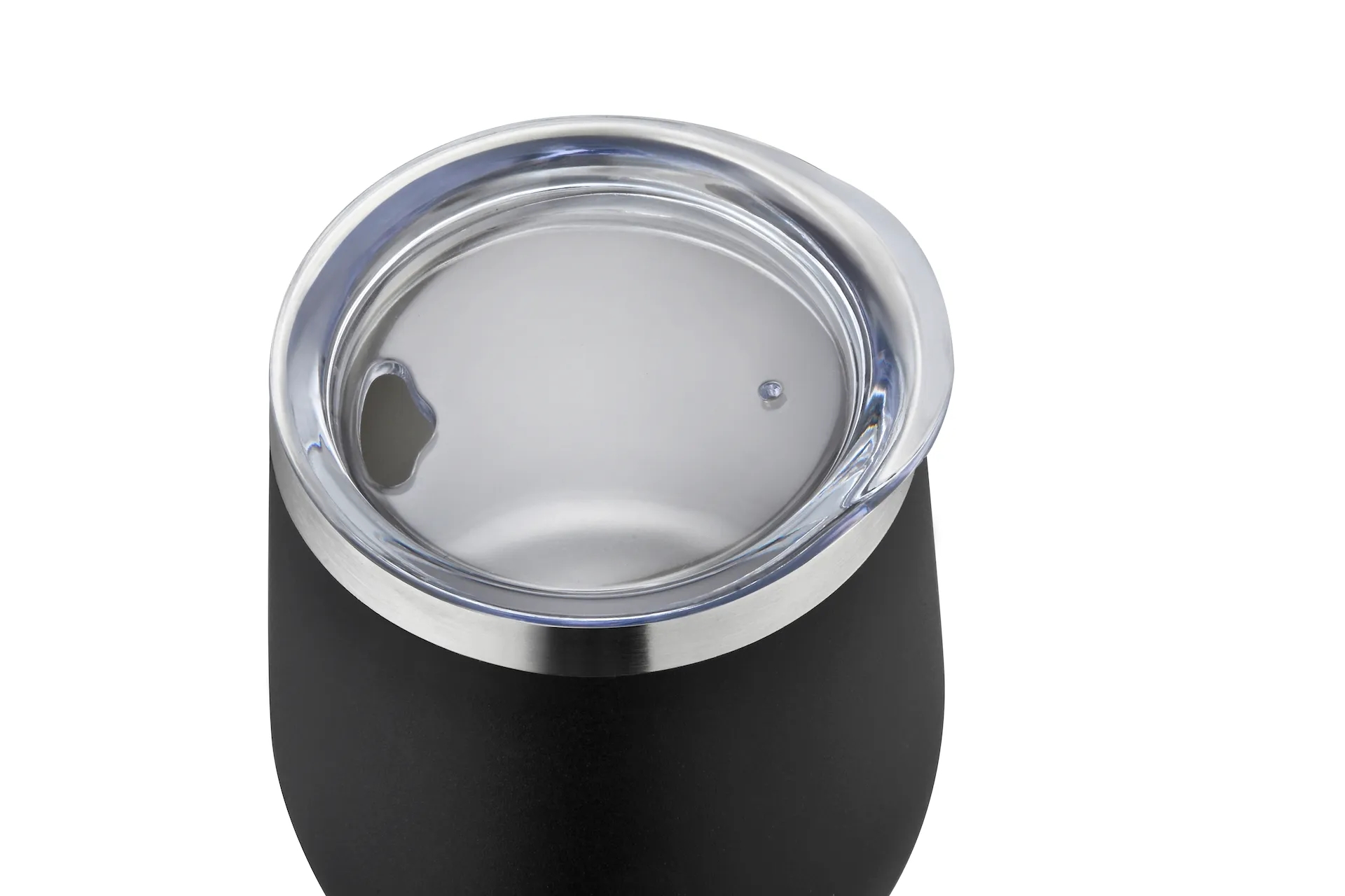 12oz Powder Coated Stainless Double Wall Vacuum Wine Cup 8