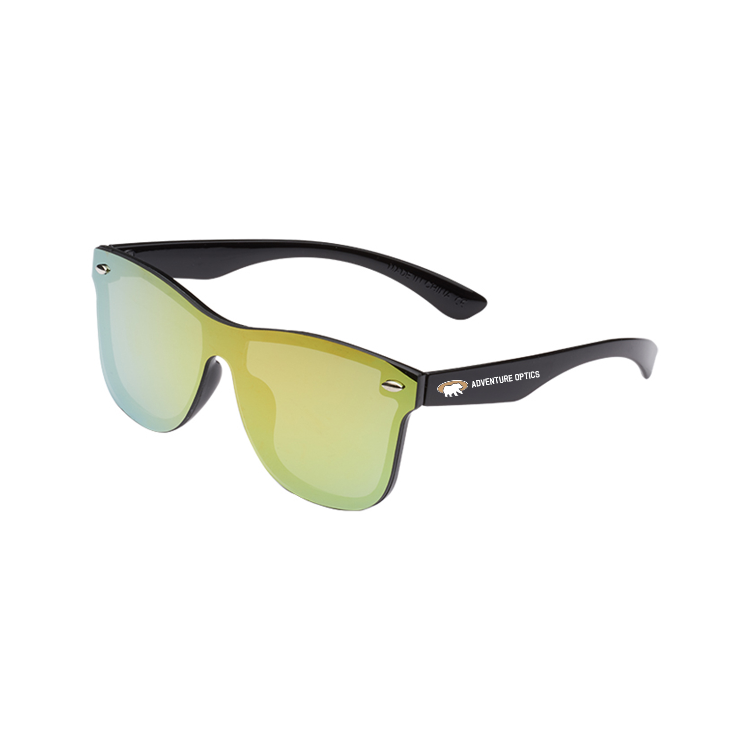 Spectator Mirrored Sunglasses (2 Color Imprint) 1