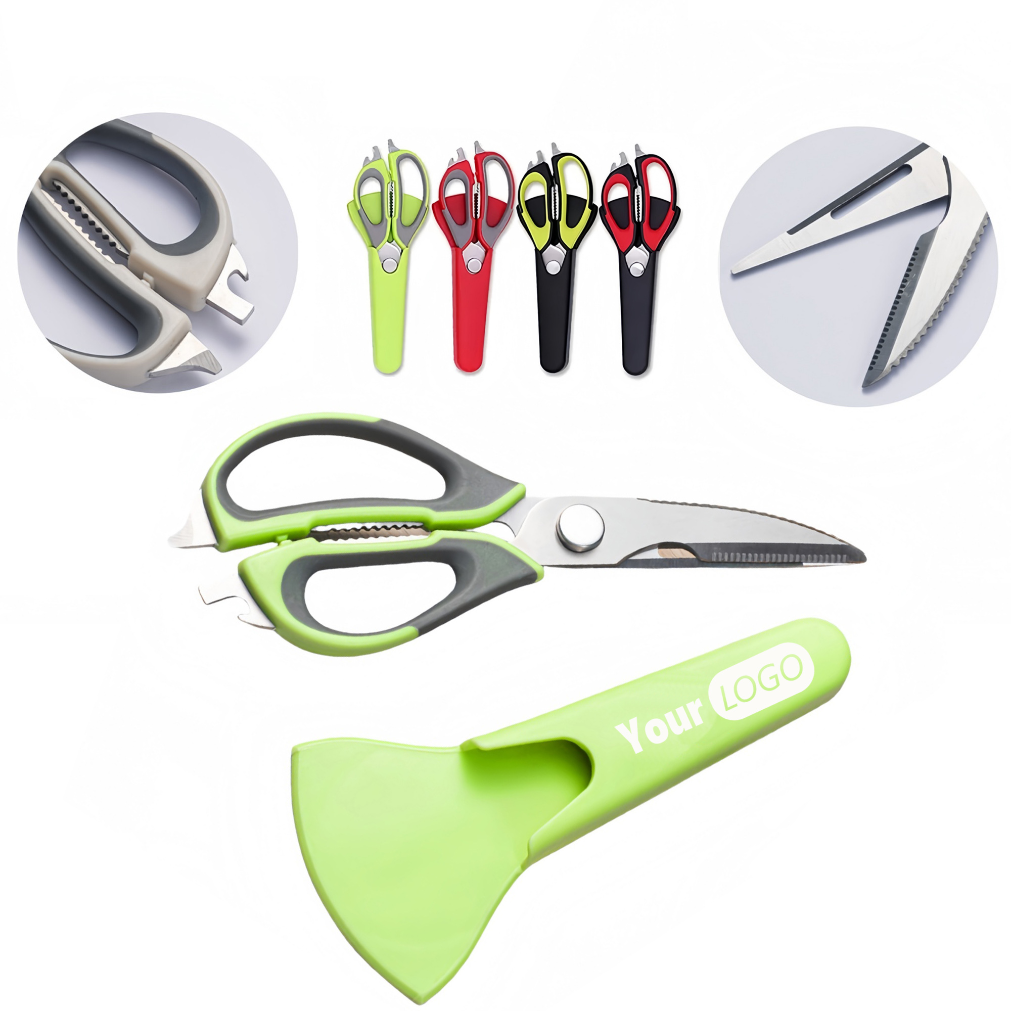 Magnetic Holder for a Set of Razor-Sharp Kitchen Scissors 2