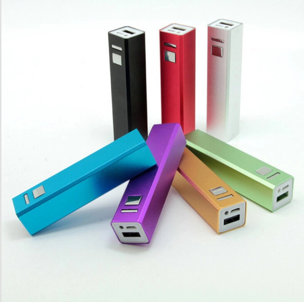Aluminium 2200 mAh Lithium Ion Portable Power Bank 5