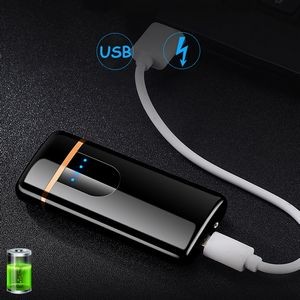 Sleek Round Angle Rectangle Electric Arc Lighter USB Charging 3