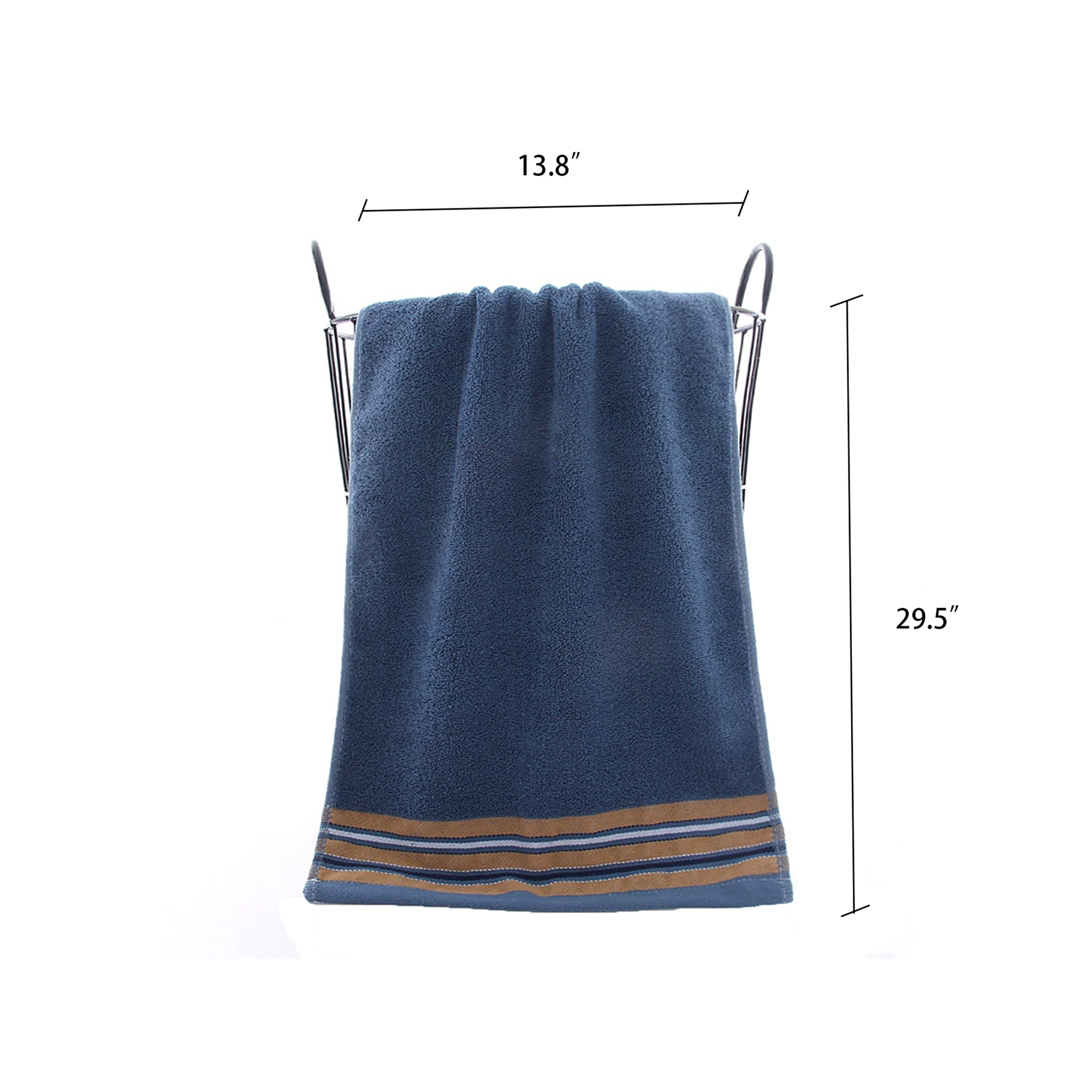 Wide Absorbent Satin Towel 100% Cotton 2