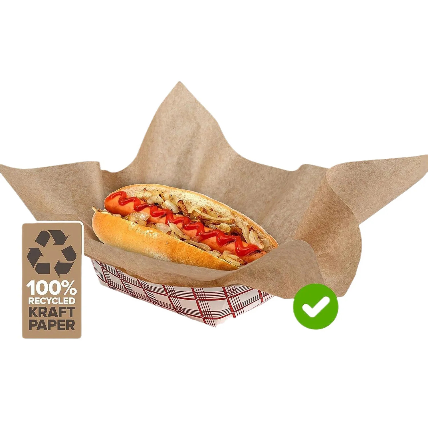 12"x12" Blotting Oven Bread Fried Chicken Burger Paper 4