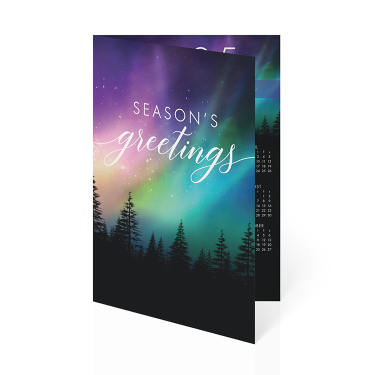 Beautiful Sight Holiday Folded Calendar Cards 1