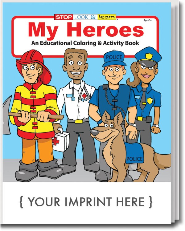 COLORING BOOK - My Heroes Coloring & Activity Book 6
