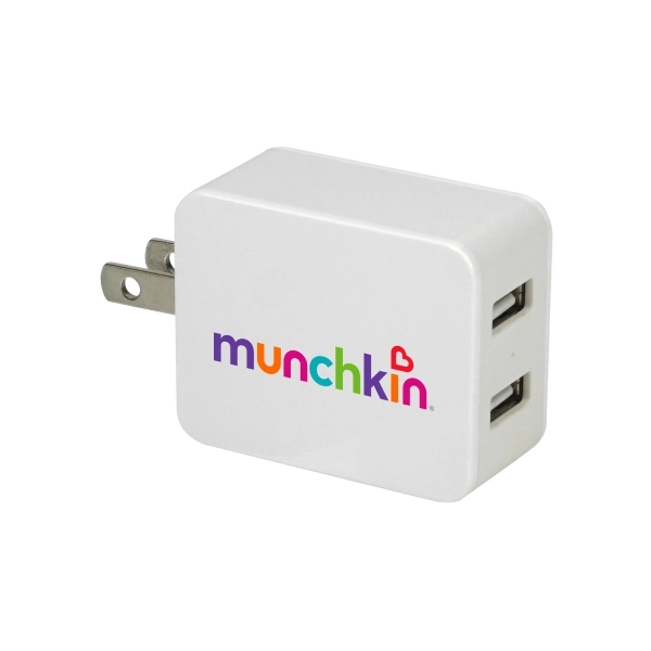 UL 2 Port USB Folding Wall Charger 5
