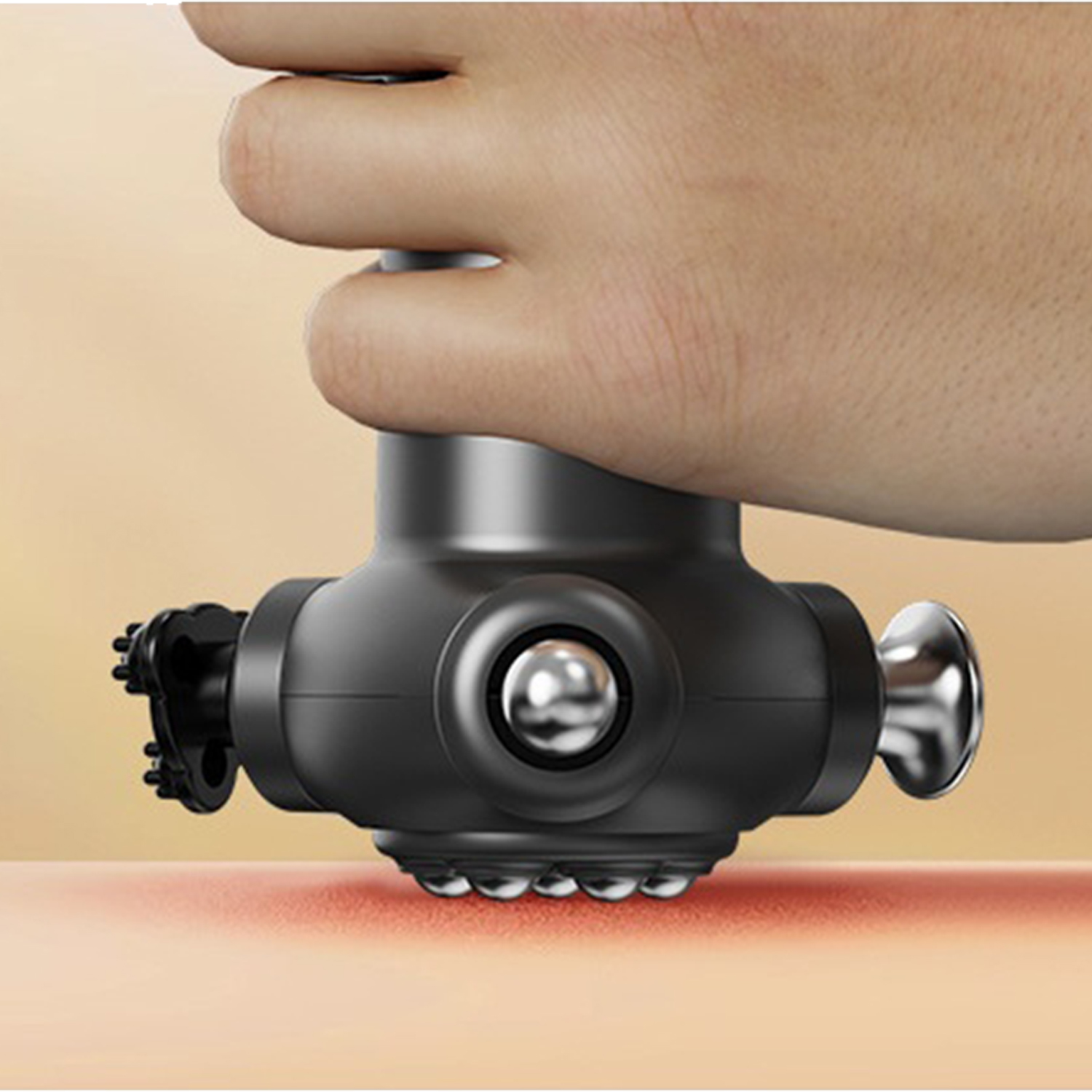 Rechargeable Three Heads Massage Gun 4