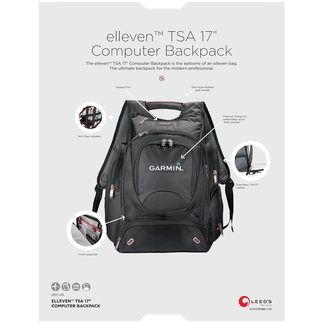 elleven™ TSA 17" Computer Backpack 51