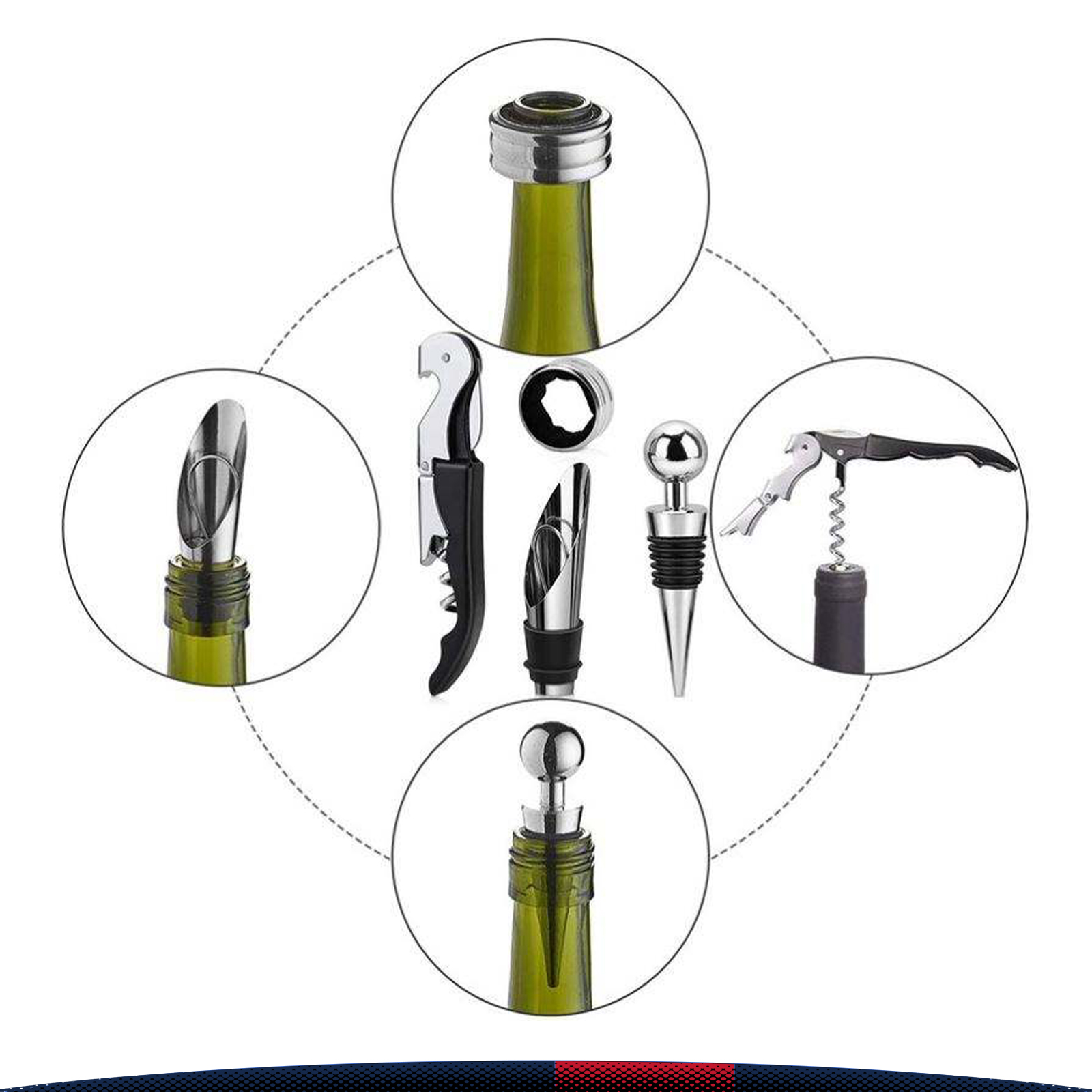 Lanler Wine Opener Set 4