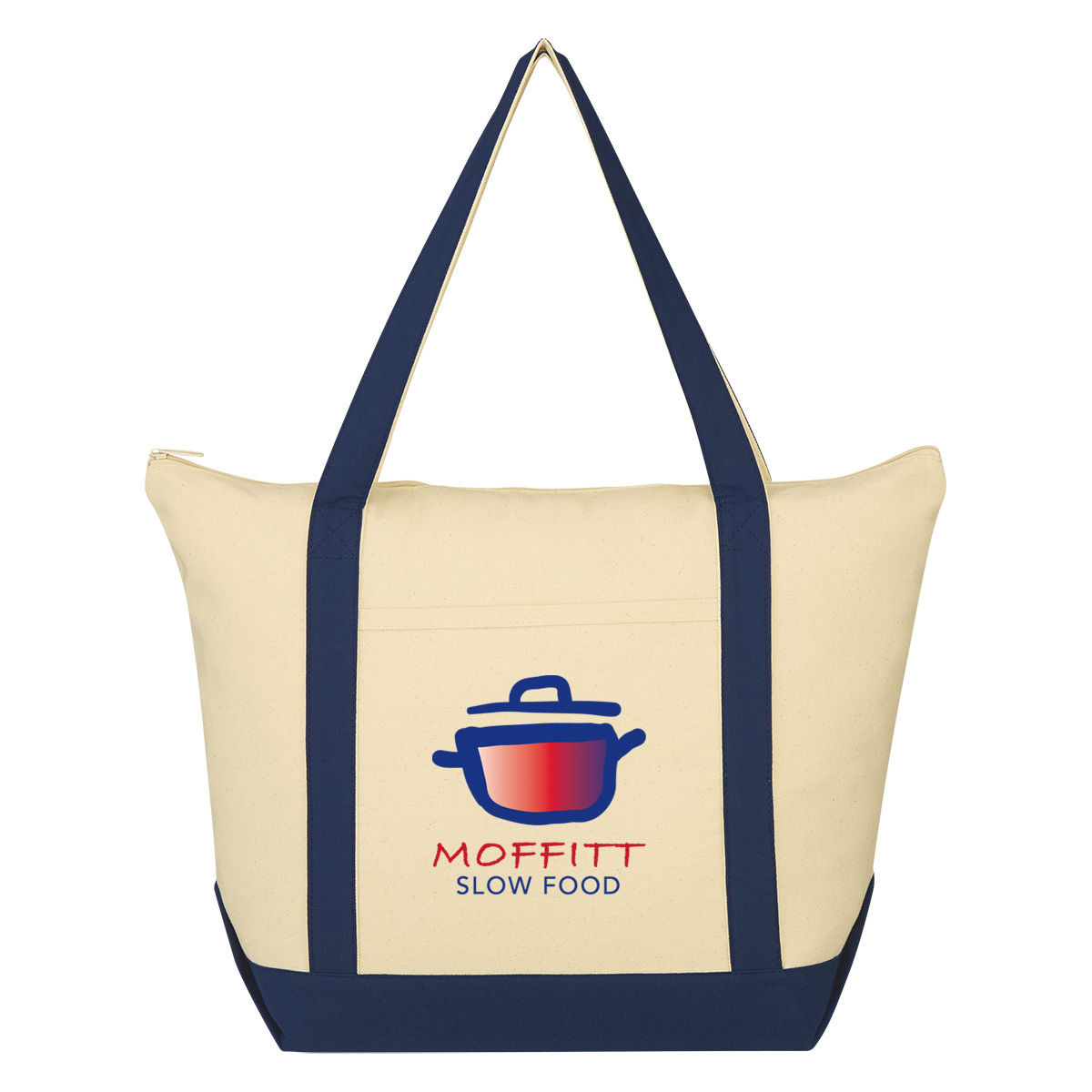 Folksy 12 Oz. Cotton Tote Bag 4