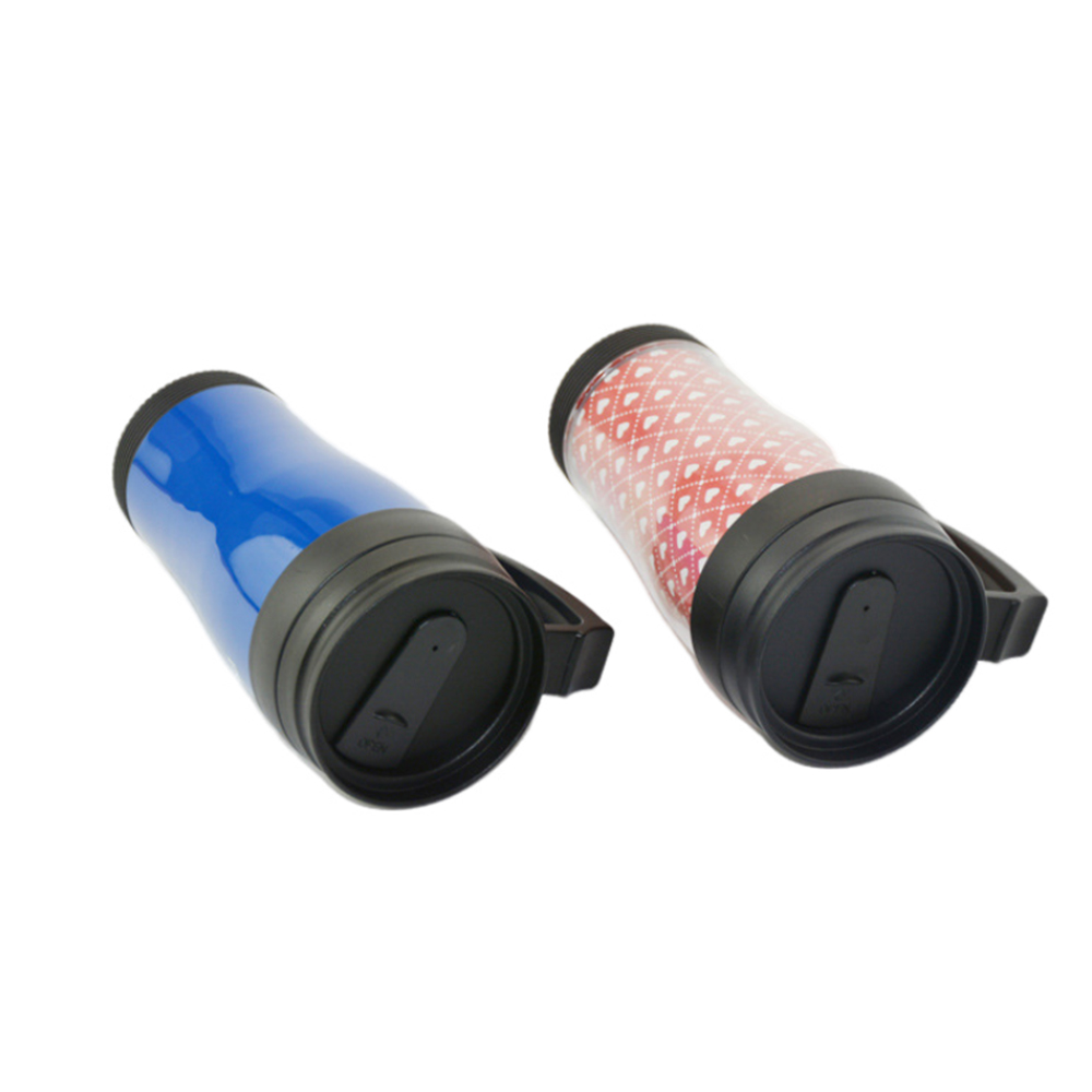Double layer plastic car cup 4