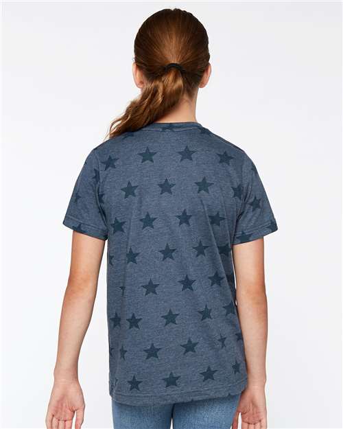 Youth Star Print Tee - 2229 22