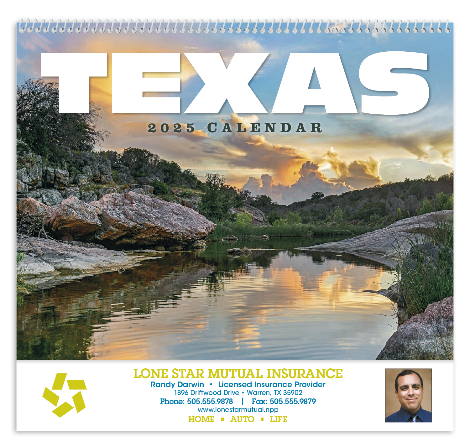 HotLine® Products Texas Appointment Calendar - Spiral 2
