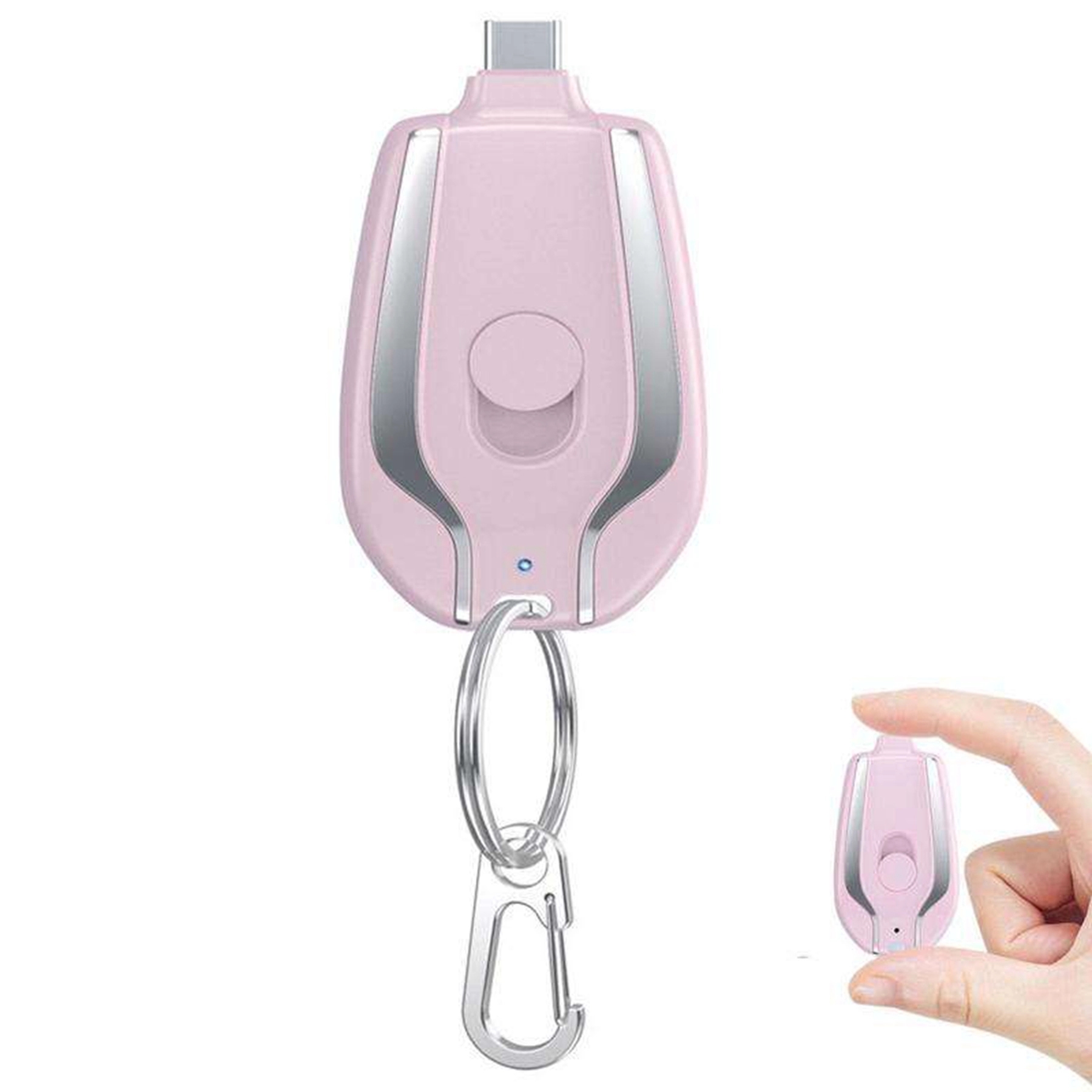 1500 mAh Type C Keychain Power Bank 6