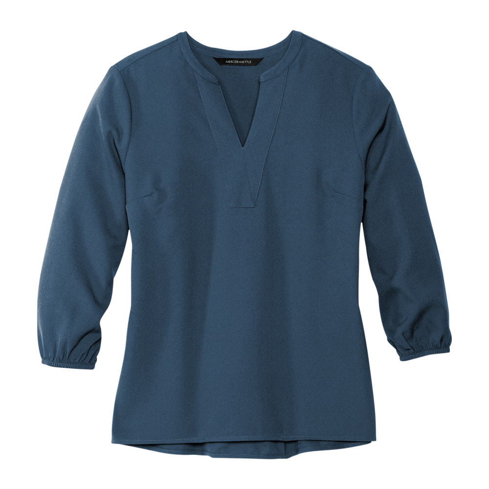 Women's 3/4 Sleeve Crepe Blouse 6
