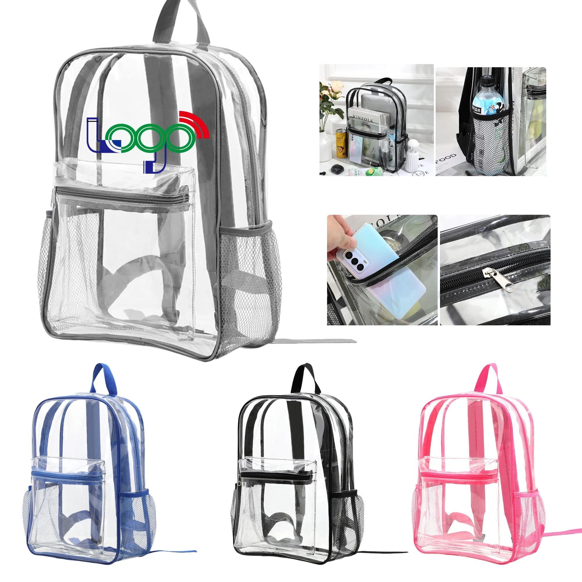 Waterproof Clear Backpack MOQ20 5