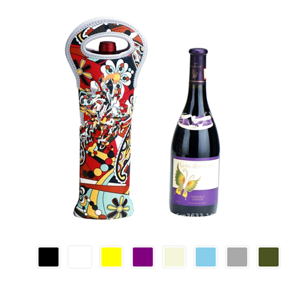 Neoprene Wine Bottle Sleeve w/Handle 3