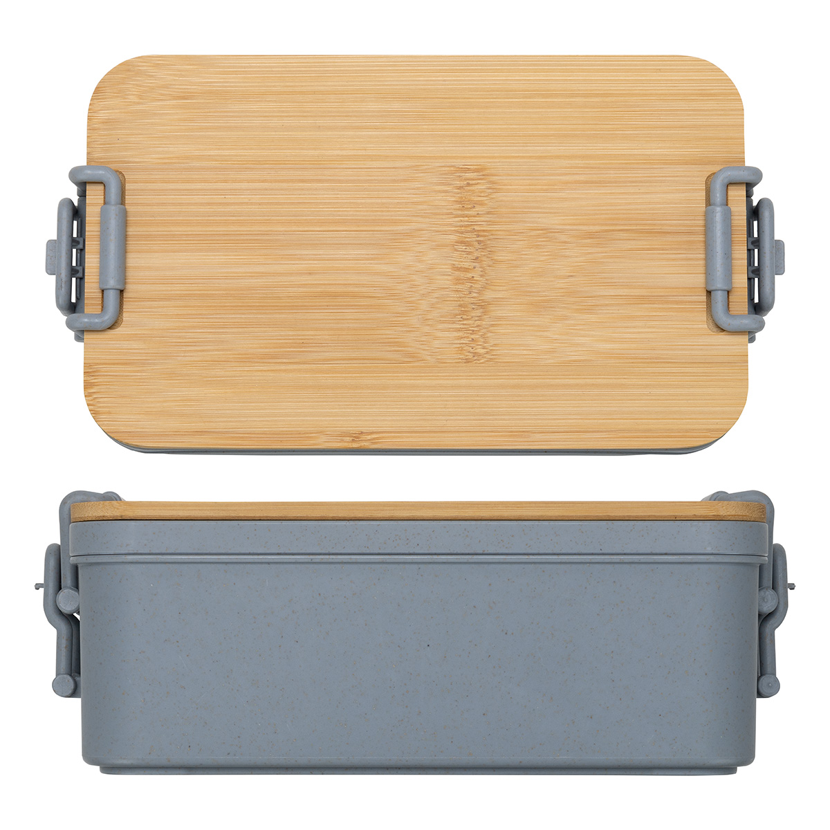 Chuckwagon Stackable Lunch Box With Bamboo Lid & Utensils 3
