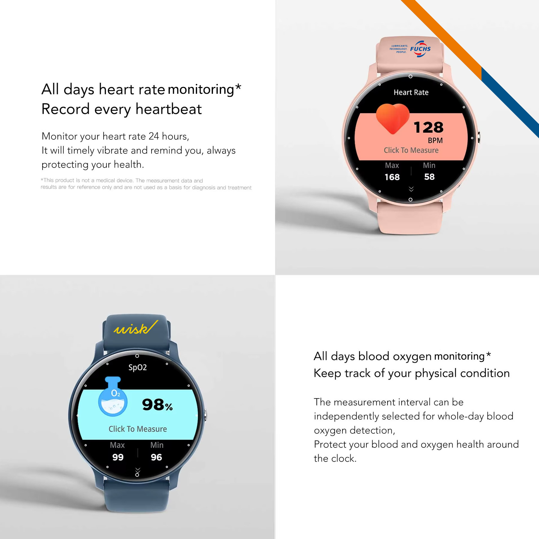 Edgar Fitness Tracker Smart Watch 10