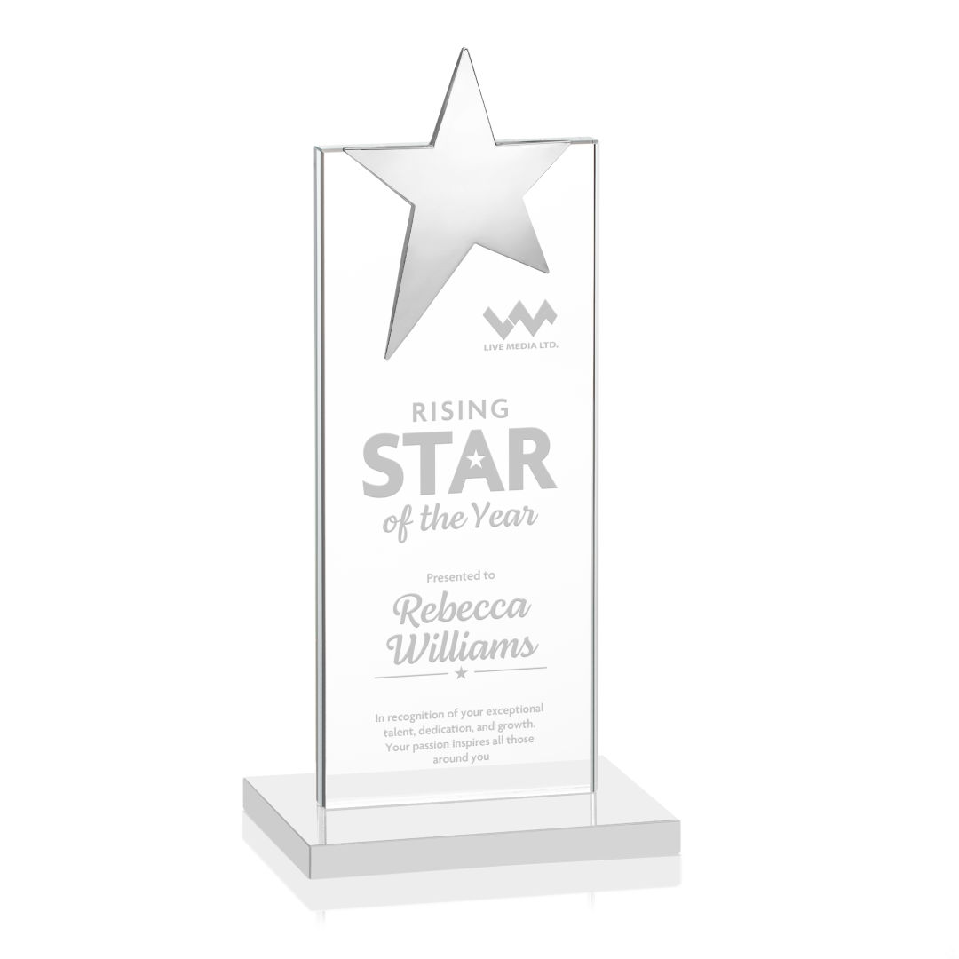 Bryanston Chrome Star Award - White 5