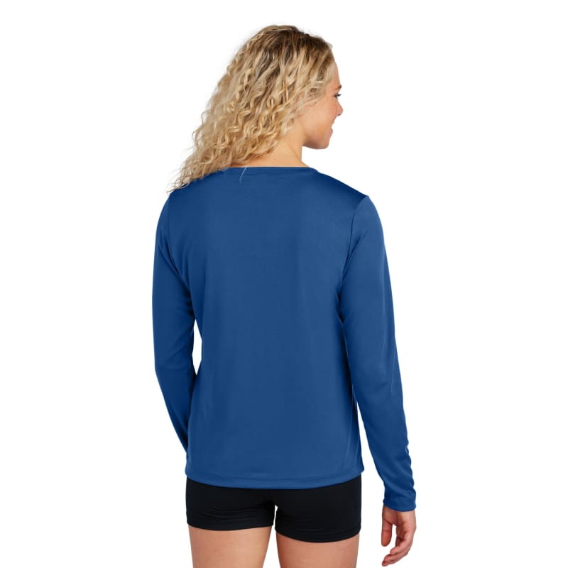 Sport-Tek Women's Long Sleeve PosiCharge Competitor V-Neck Tee. 76