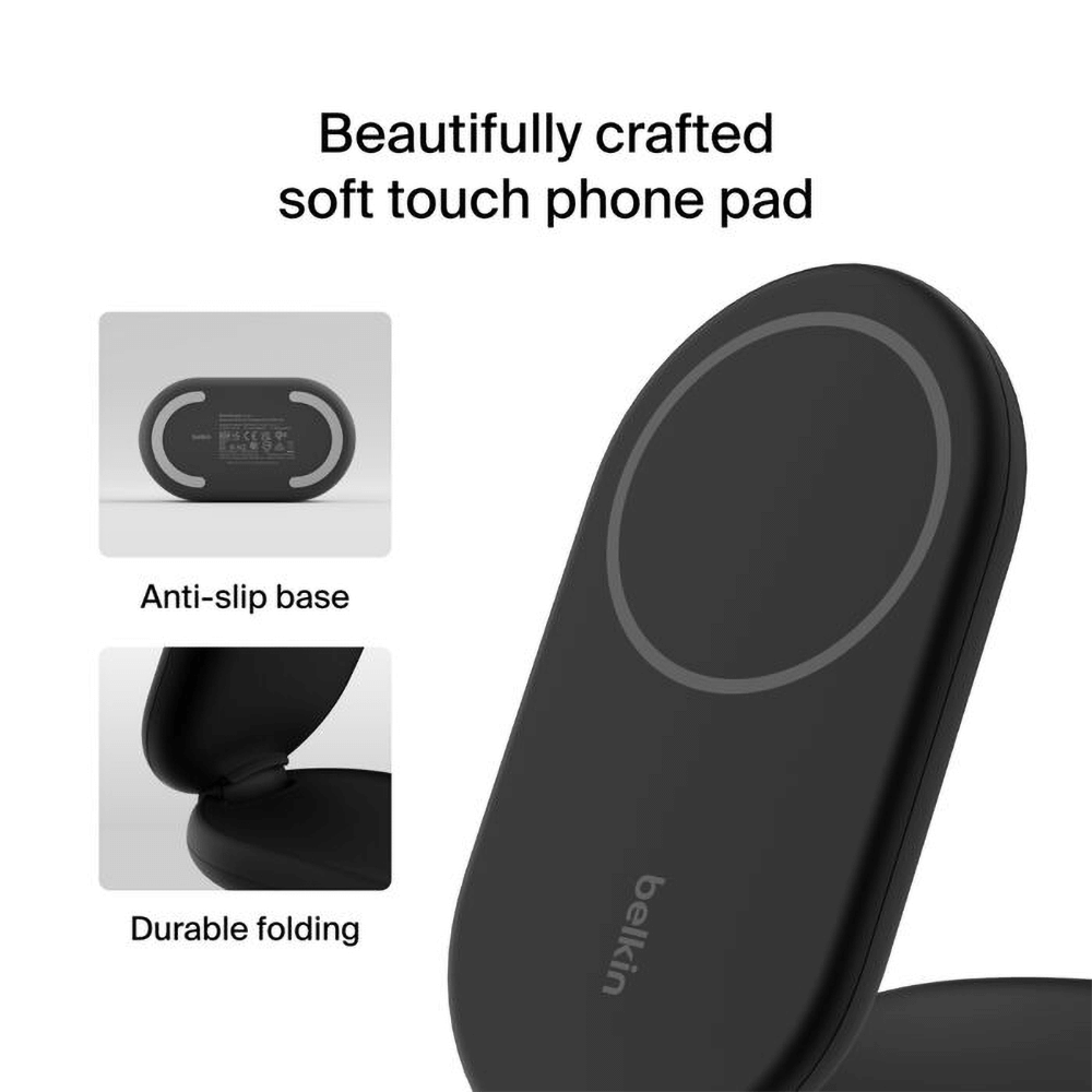 Belkin BoostCharge 2-in-1 Magnetic Foldable Wireless Charger 6