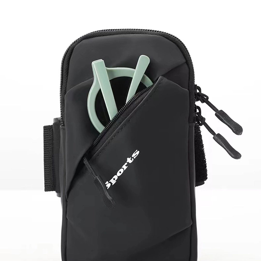 Outdoor Sports Double Pockets Arm Bag 4