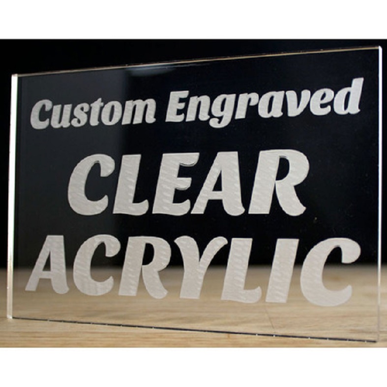Acrylic Signage Engraved