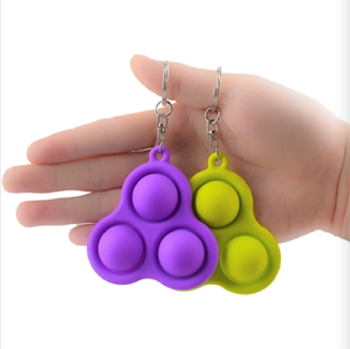 Handheld Mini Anti Stress Pop Fidget Toy Keychain 4
