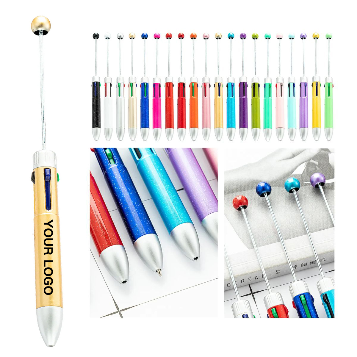 Four Color Retractable Ballpoint Pen for Notes 13