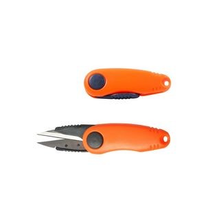 Folded Scissors With Plastic Handle 34