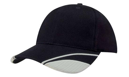 Brushed Heavy Cotton with Mesh Inserts on Peak 4