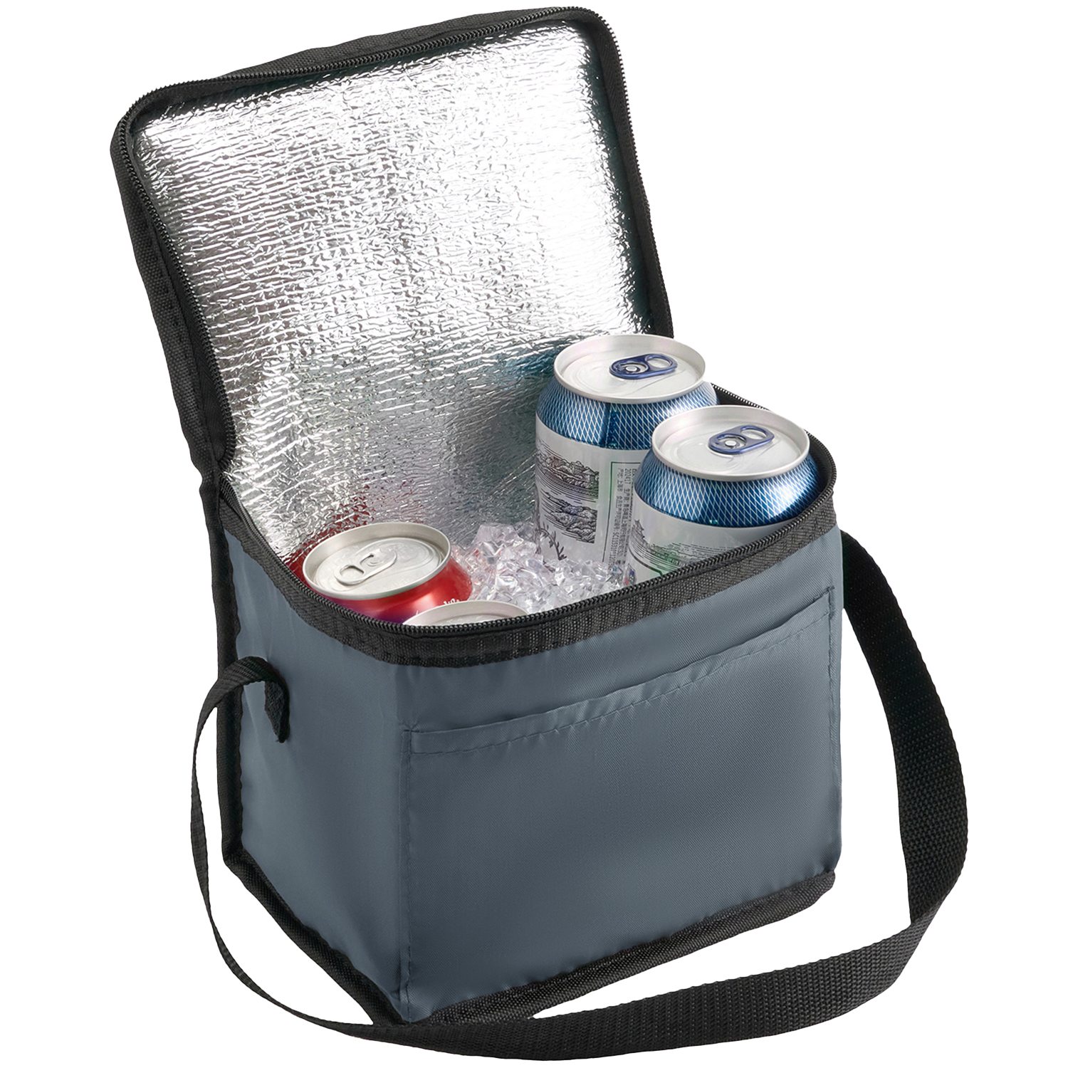 210D Food Safe Foil Lining Polyester Large Lunch Bag 2