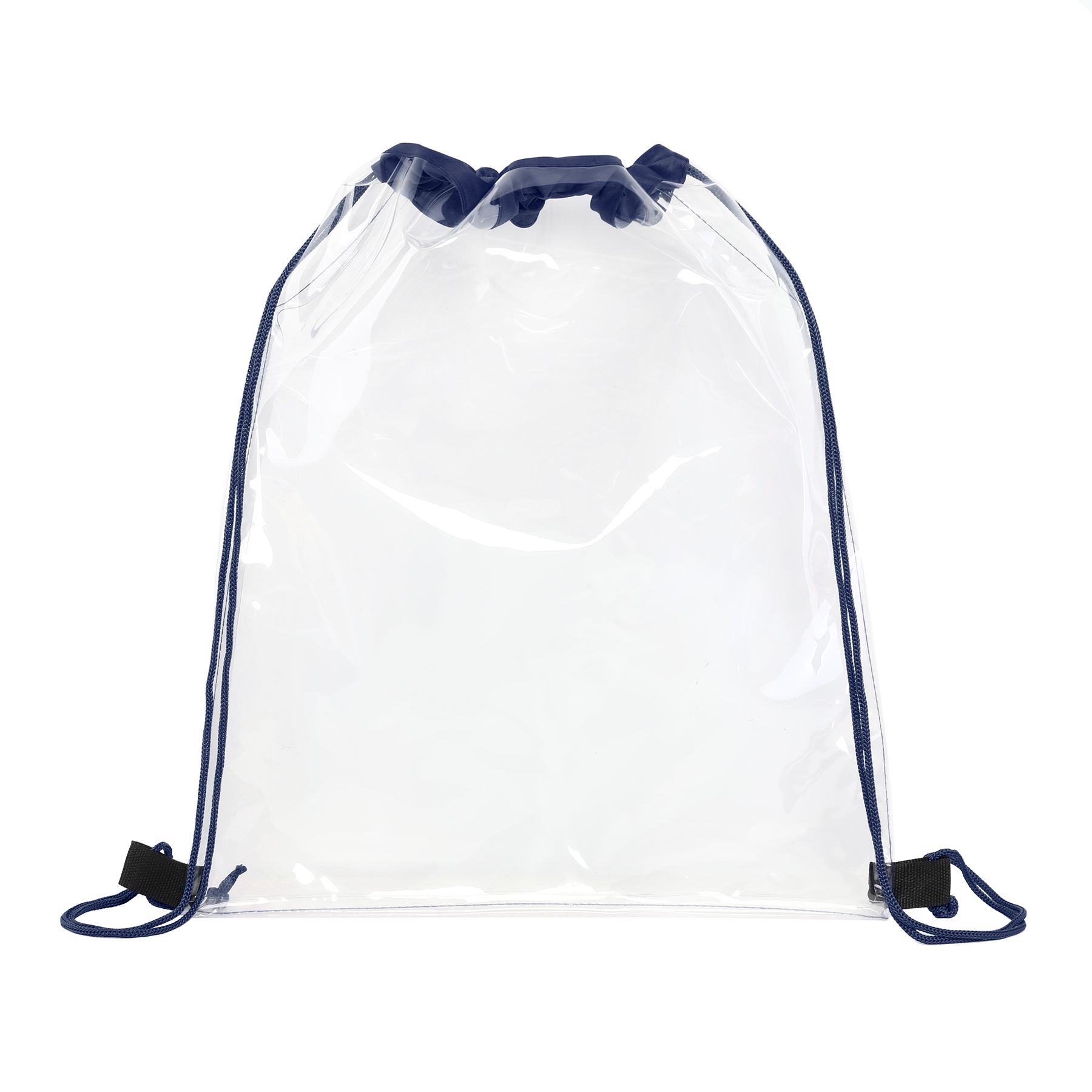 Large Clear Water-Resistant Stadium Drawstring Backpack 19