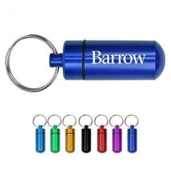 Aluminum Pill Case Keychain 1