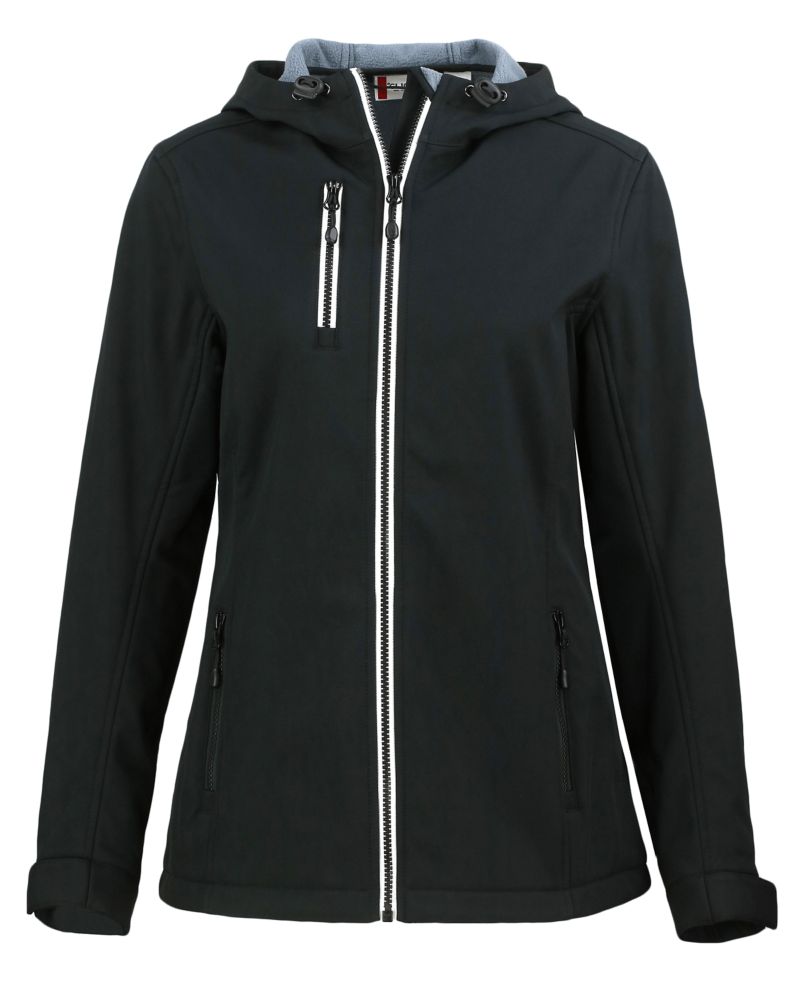 Telemark Eco Stretch Softshell Full Zip Womens Hooded Jacket