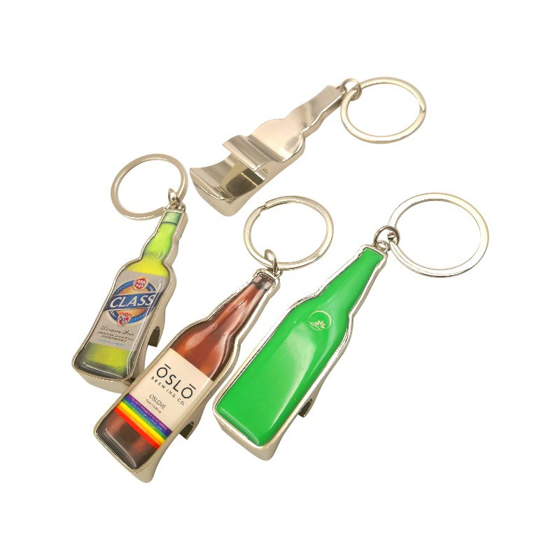 2 in 1 Bottle Shape Metal Key Chain and Bottle Opener 4