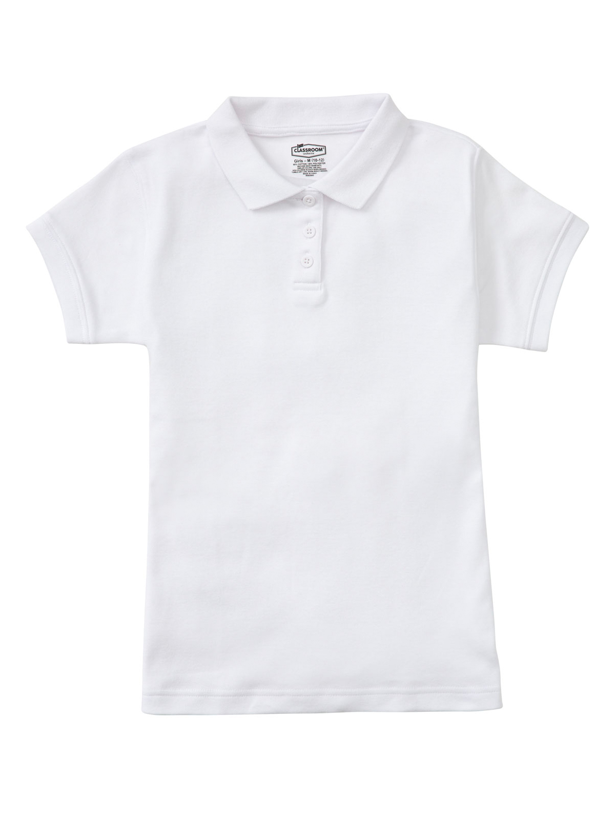 Classroom Uniforms - Junior Girls' Short Sleeve Fitted Interlock Polo