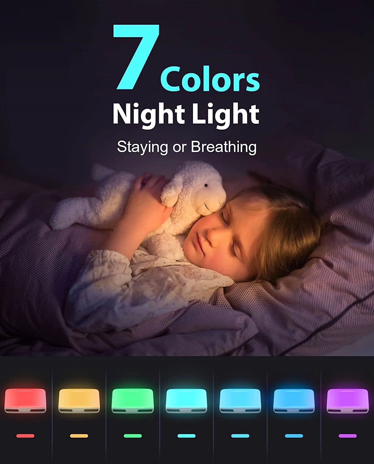 White Noise Sound Machine/Night Light 6