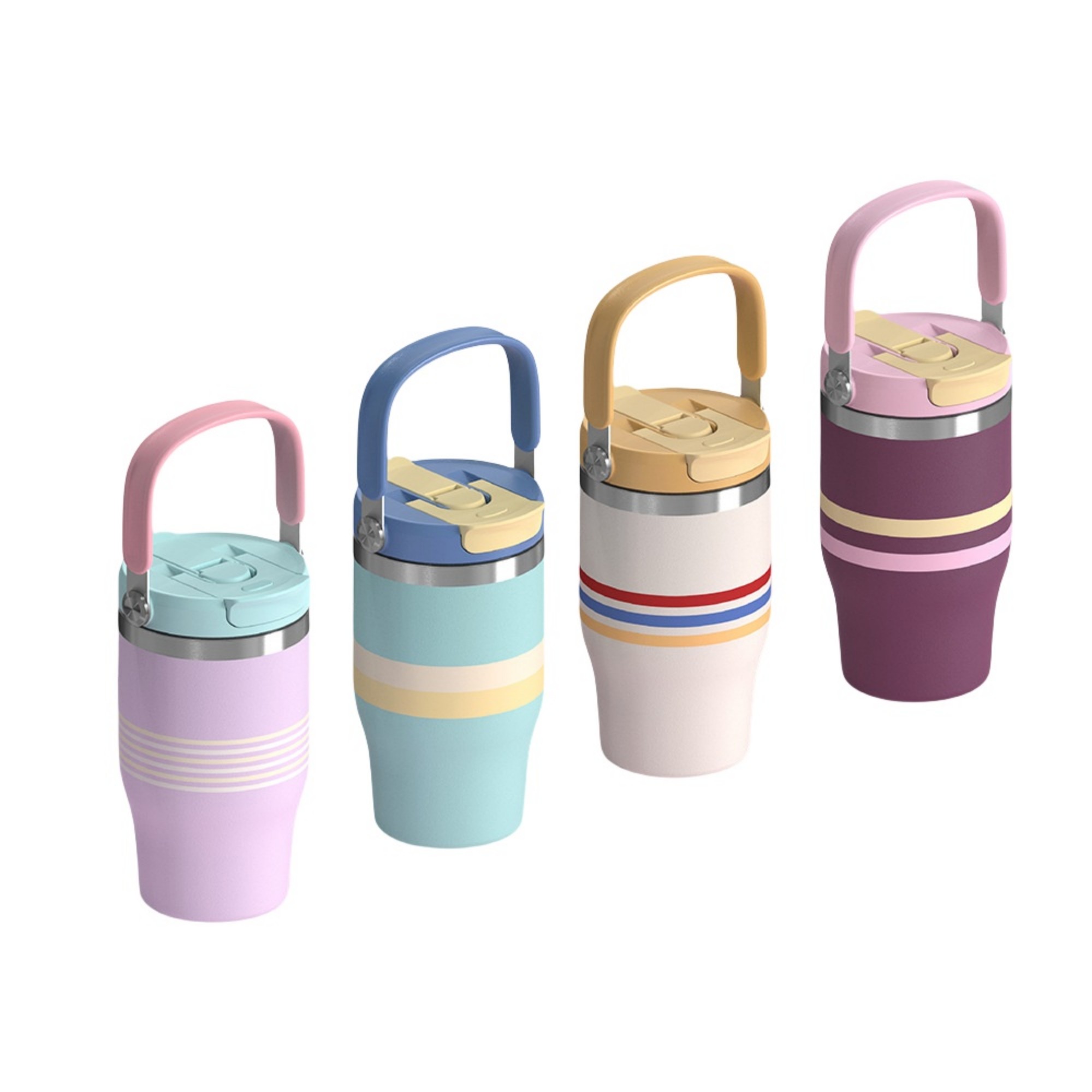 18 oz Stainless Steel Insulated Water Bottle With 2-in-1 Lid