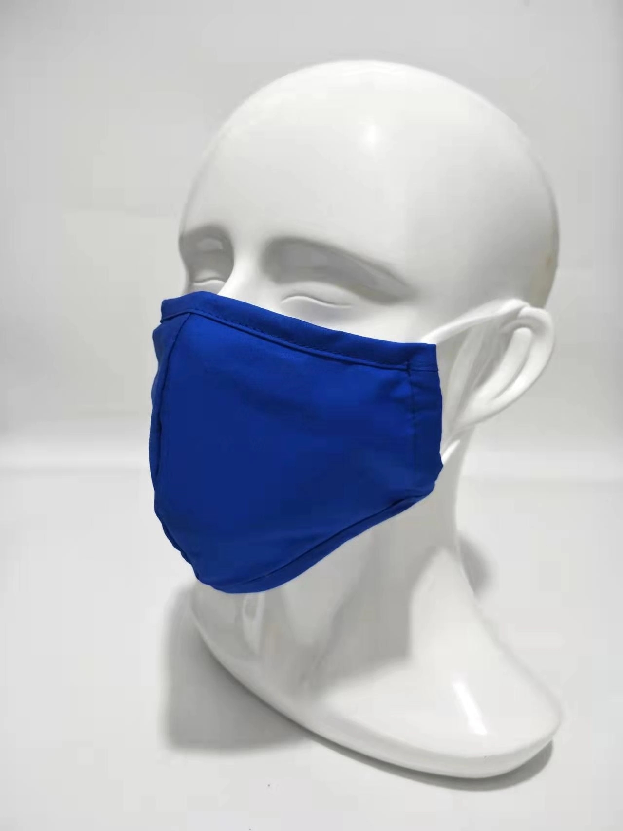 Form Fitted Cupped Cotton Face Mask with Pocket for Filter I 4