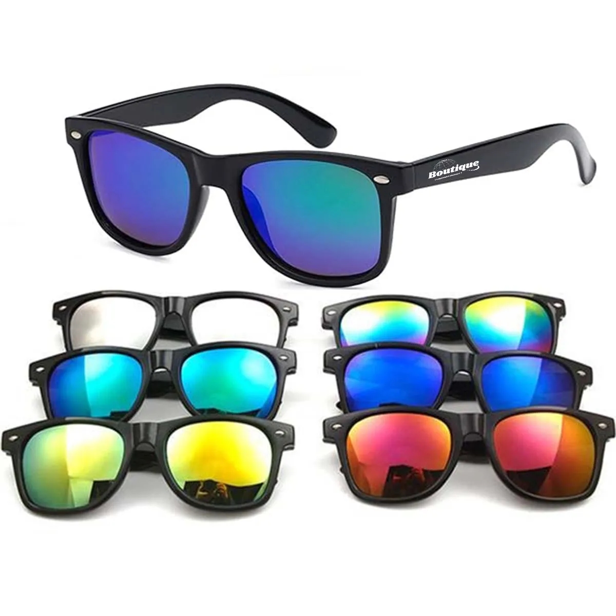 Retro Classic Sunglasses Unisex Polarized Color Mirror Lens 3