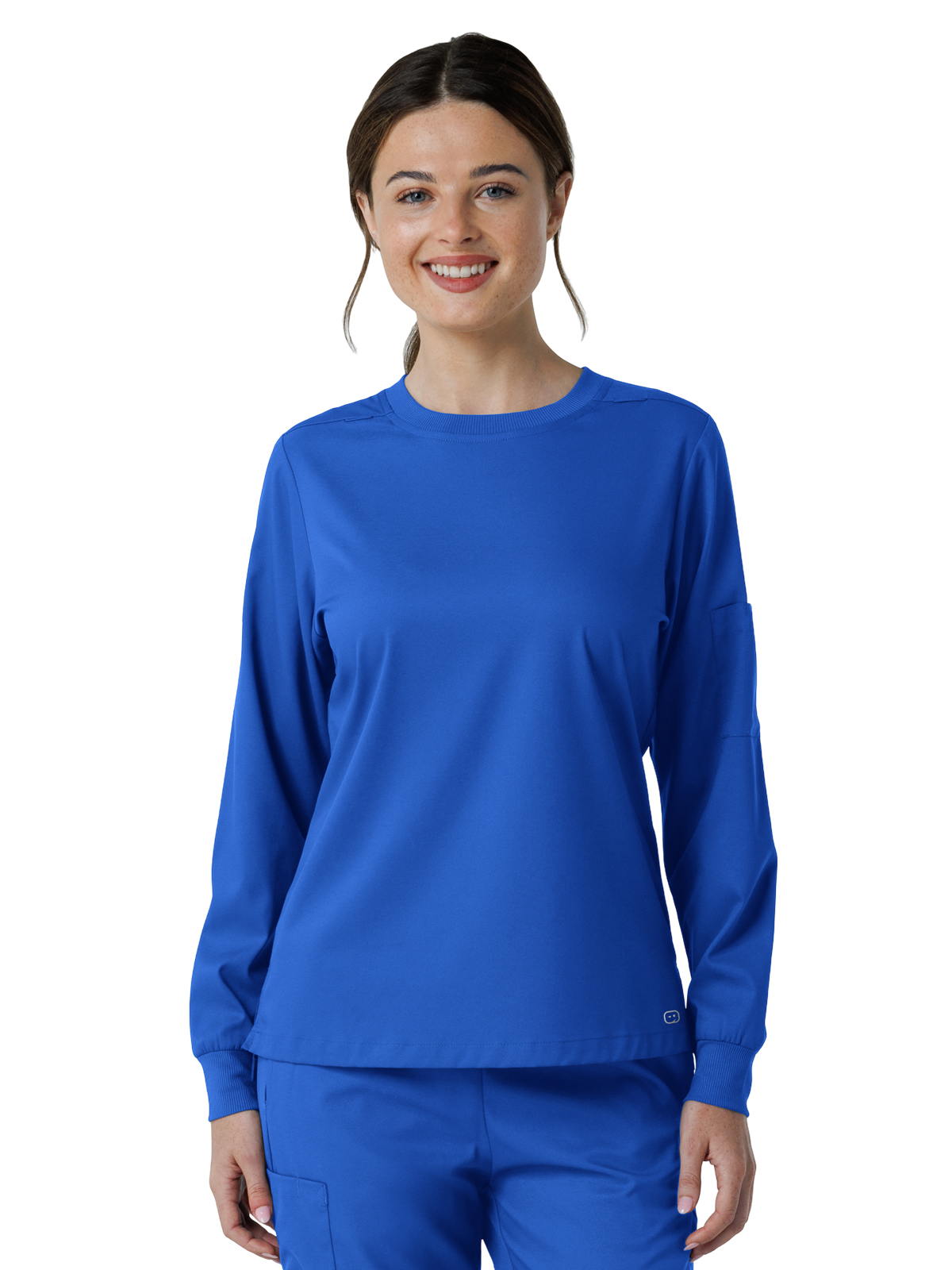 Wink - Boundless - Women's One-Pocket Classic Long Sleeve Scrub Tee 2