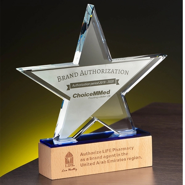 Crystal Star Wood Award 5