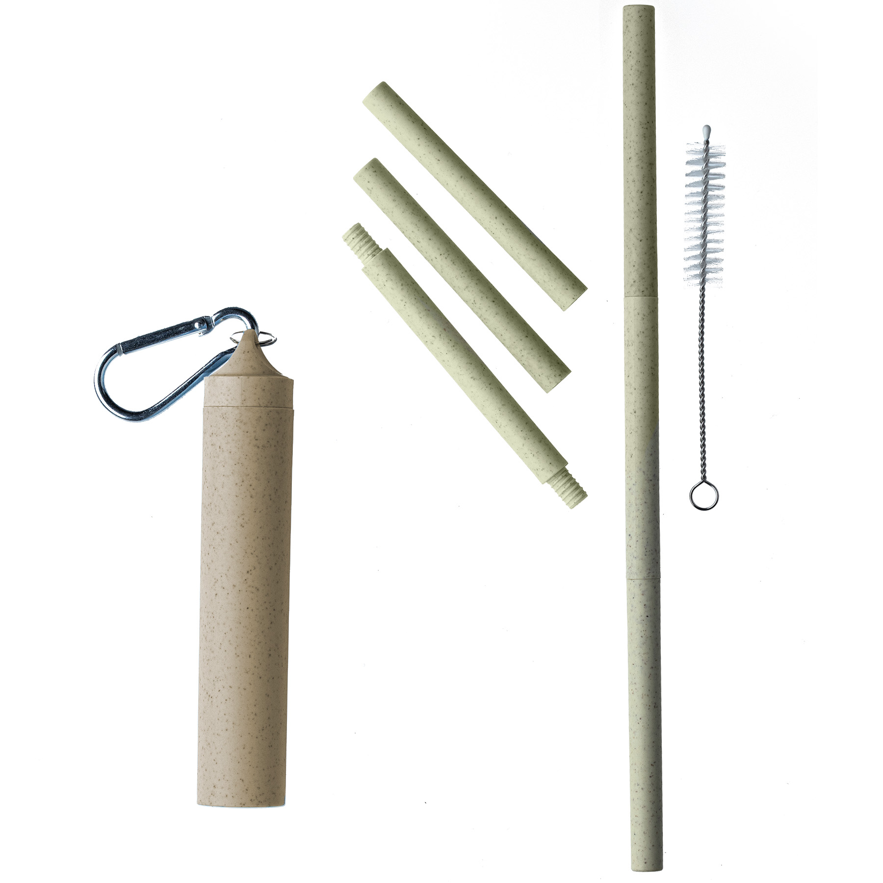 Wheat Straw Keychain Set 1