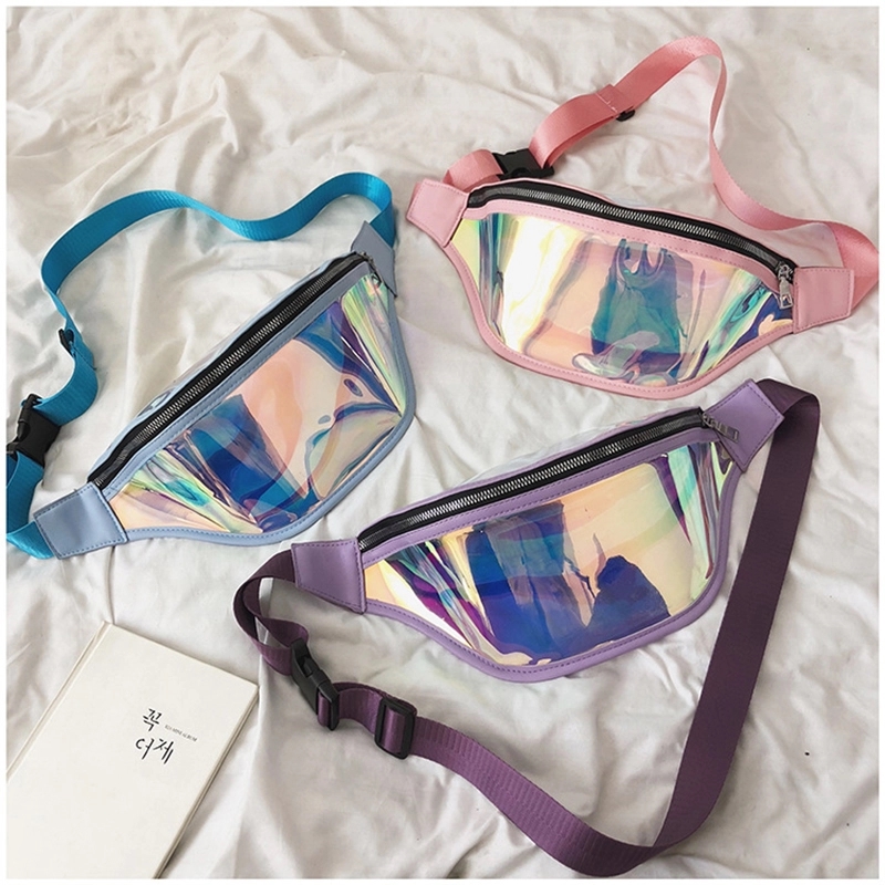 PVC Personality Shiny Reflective Laser Holographic Bag 11
