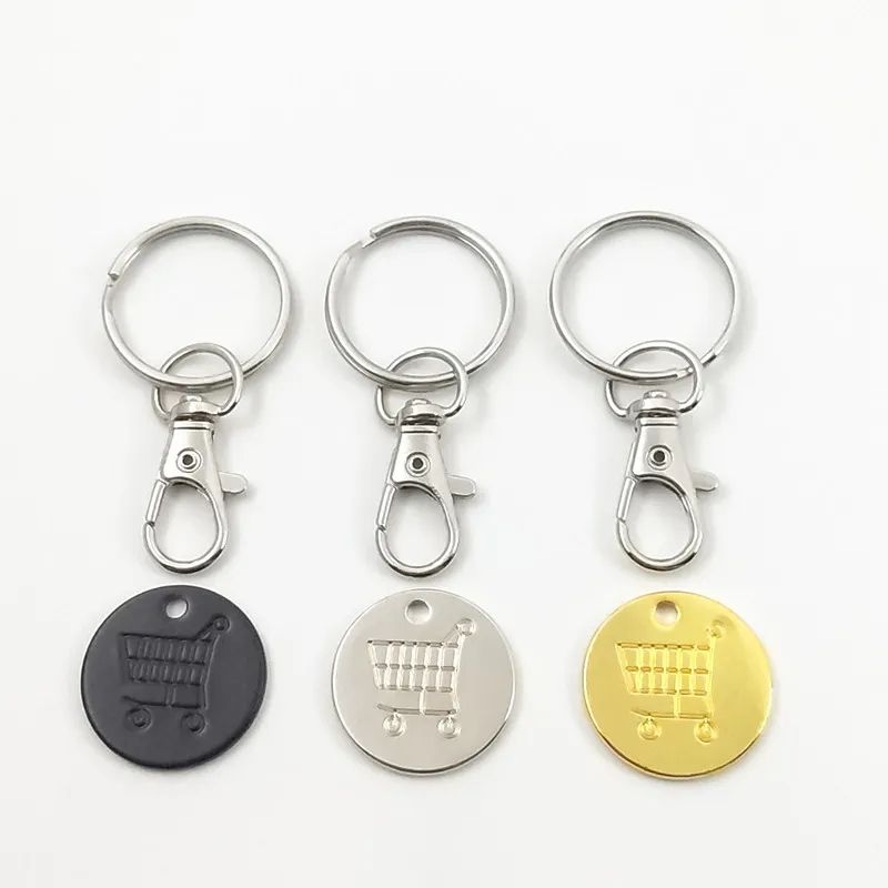 Partable shopping cart token keychain 5